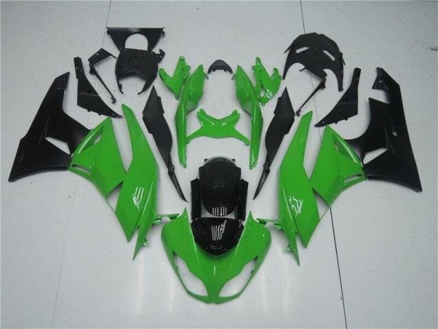 Verde Negro Kit Carenado ABS Completo Kawasaki ZX6R 2009-2012 Verde Negro Kit Carenado ABS Completo Kawasaki ZX6R 2009-2012