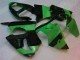 Verde Negro Kit Carenado Inyección Kawasaki ZX6R 2000-2002 Verde Negro Kit Carenado Inyección Kawasaki ZX6R 2000-2002