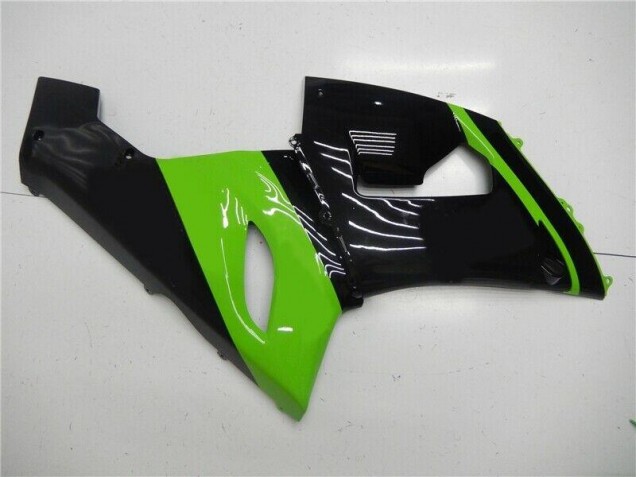 Verde Negro Kit Carenado Inyección Kawasaki ZX6R 2005-2006 Verde Negro Kit Carenado Inyección Kawasaki ZX6R 2005-2006