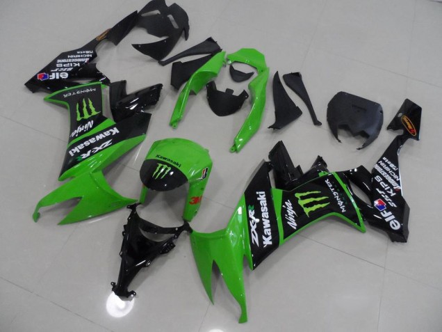 Verde & Negro Monster Carenado Kawasaki ZX10R 2008-2010 Verde & Negro Monster Carenado Kawasaki ZX10R 2008-2010