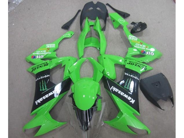Verde Negro Monster Carenado Kawasaki ZX10R 2008-2010