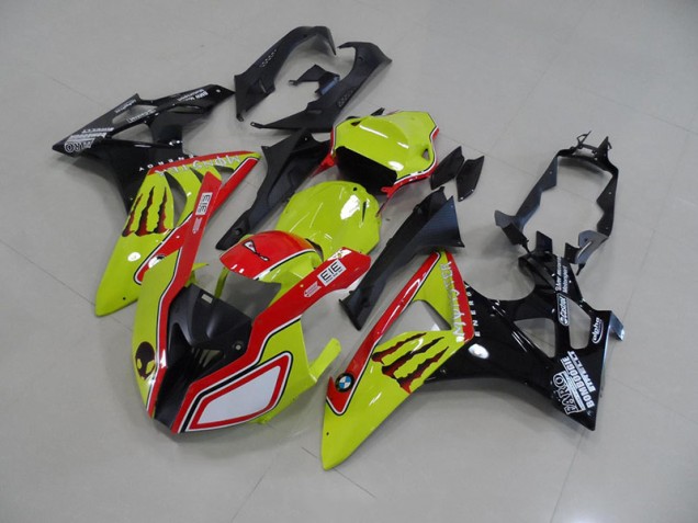 Verde Rojo Monster Carenado BMW S1000RR 2009-2014 Verde Rojo Monster Carenado BMW S1000RR 2009-2014