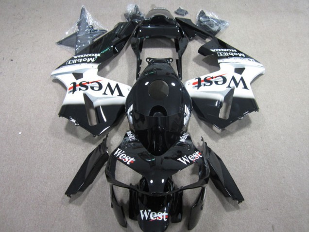 West Blanco Negro Carenado Honda CBR 600 RR 2003-2004